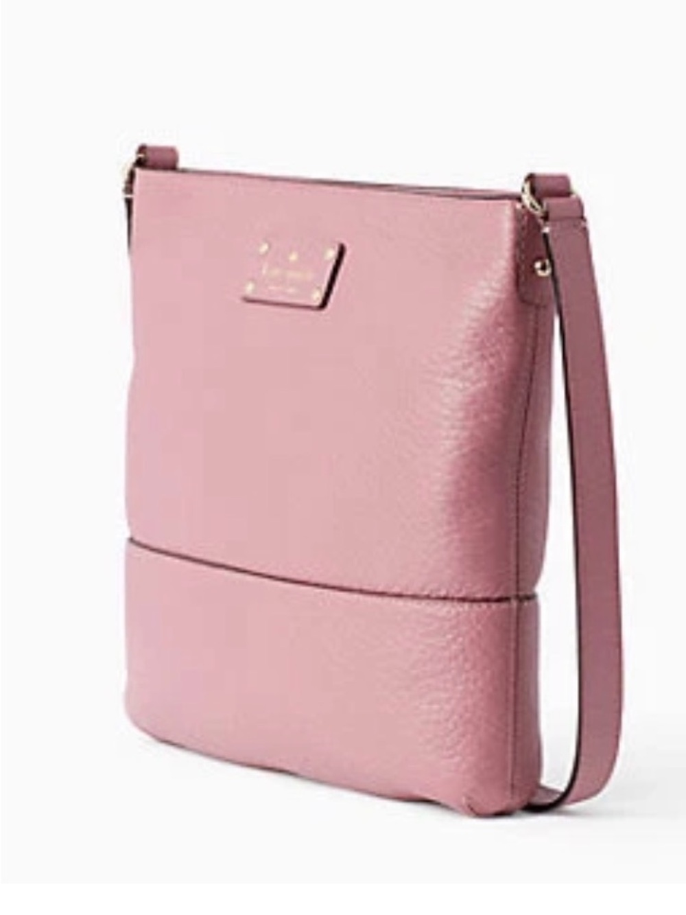 Kate Spade Pink Bay Street Crossbody Leather Shoulder Bag